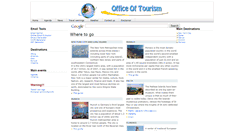 Desktop Screenshot of officeoftourism.org