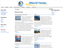 Tablet Screenshot of officeoftourism.org